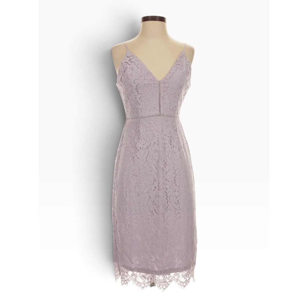 ASTR The Label Floral Lace Midi Cocktail Dress Wedding Guest Dress Size Small